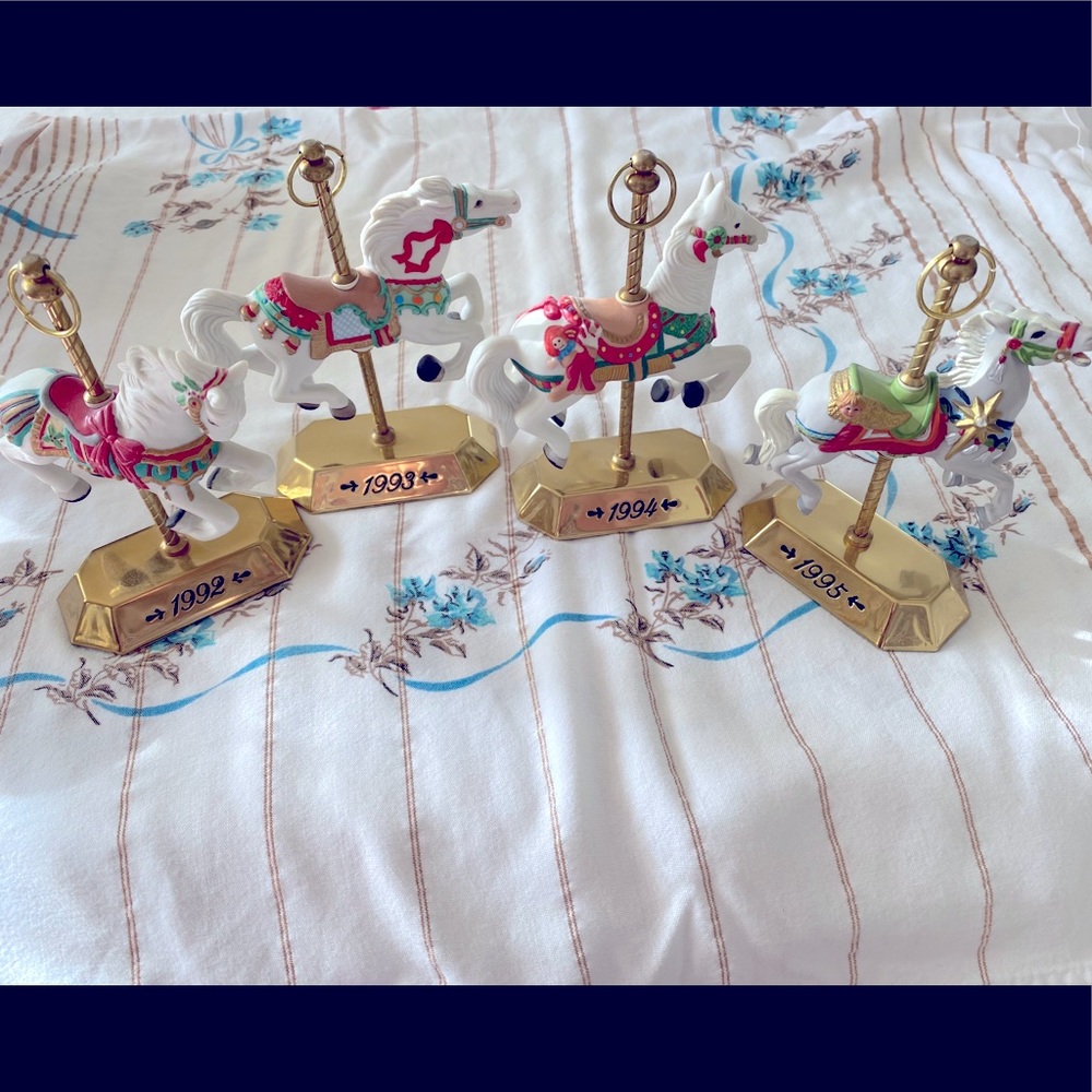 VTG Carousel Horses